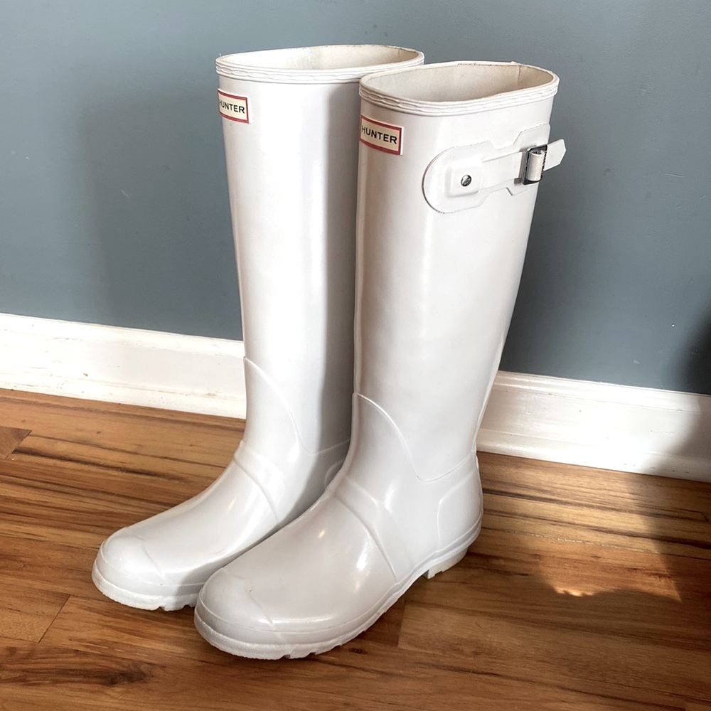 HUNTER BOOTS White Size 10